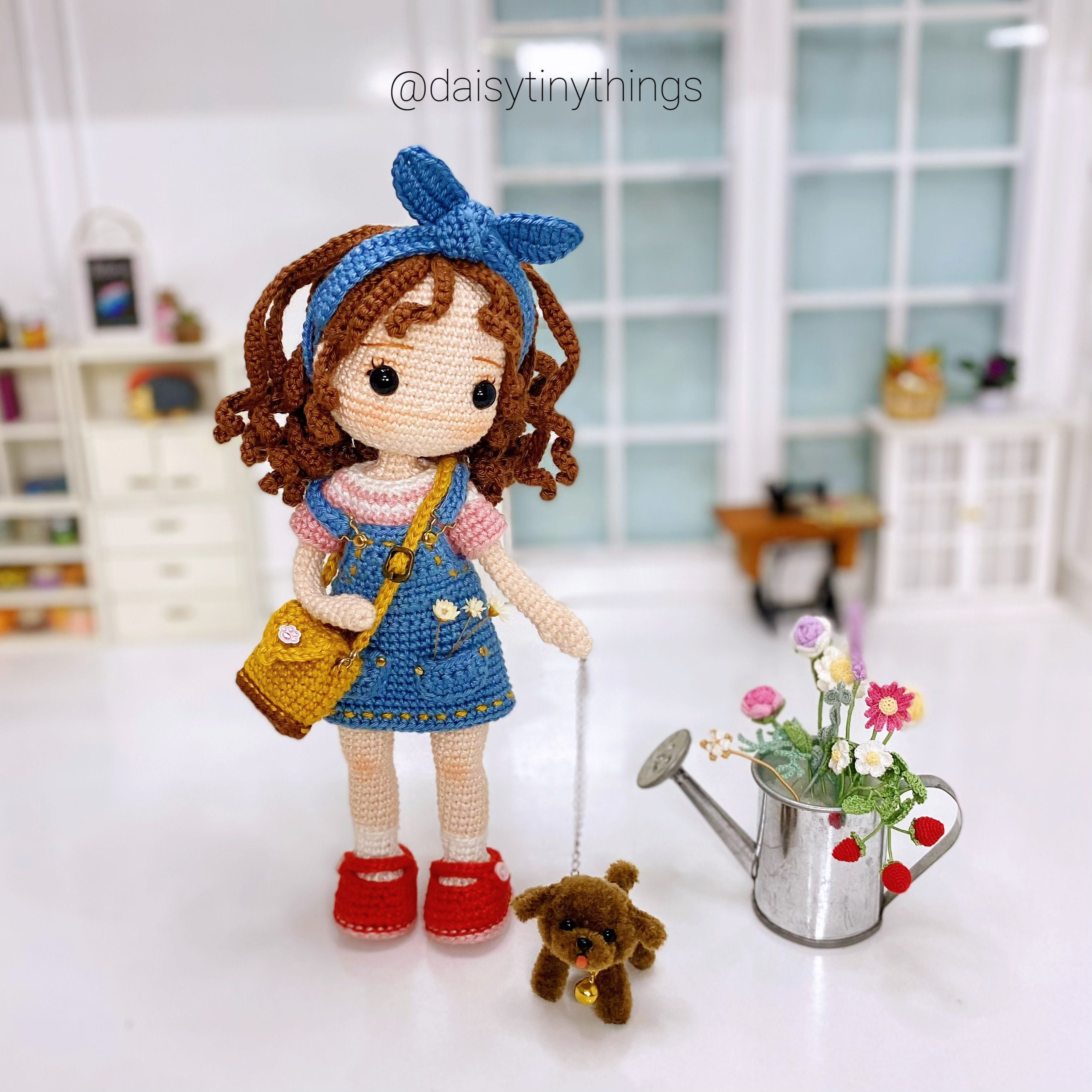 Amigurumi Doll Pattern Jenny Doll, Crochet Girl Doll Pattern, Pdf