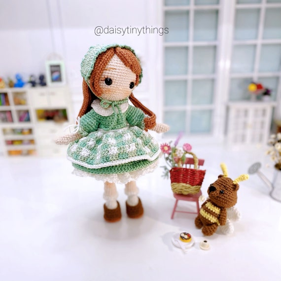 ChicaBi doll 〈Daisy〉 Amigurumi Summer Girl Doll, Daisy and