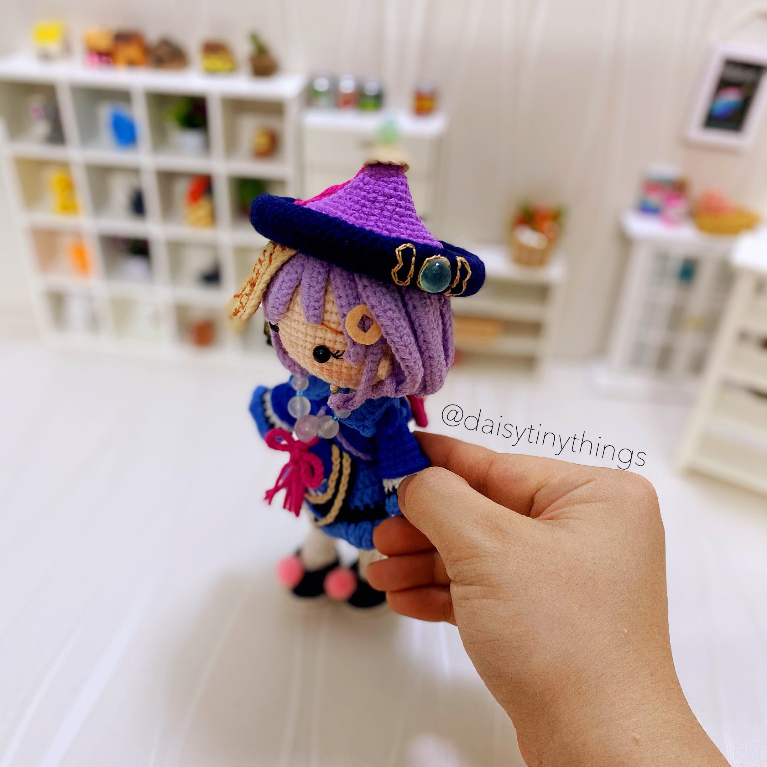 Amigurumi Qi2 Doll Crochet Pattern, Amigurumi Chibi Doll PDF