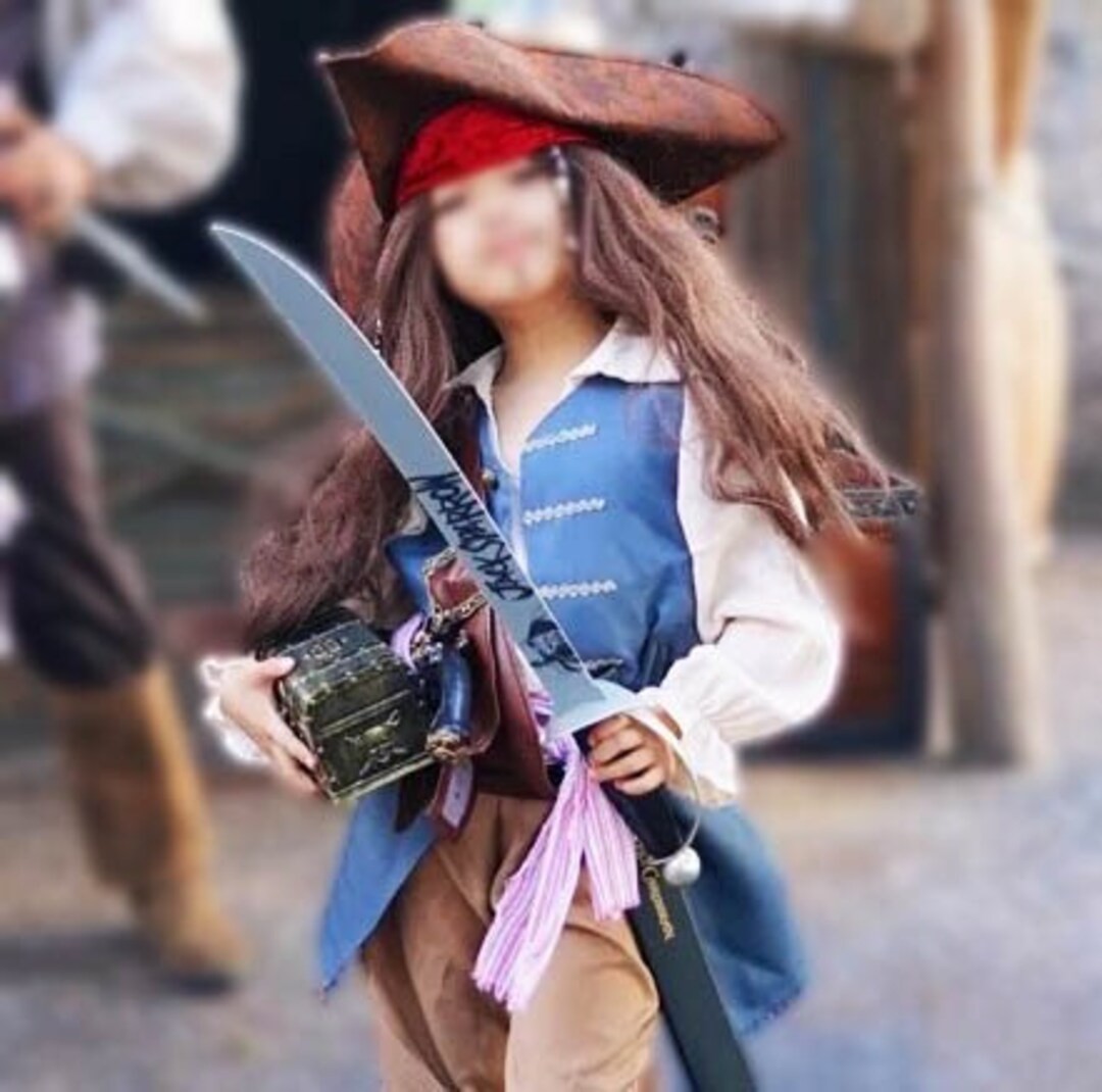 Kids Captain Jack Sparrow Halloween Party Costume Cosplay Etsy