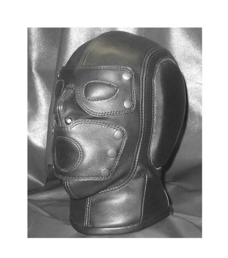 Ranking TOP18 Genuine Handmade Leather Gimp Mask Air Ranking TOP14 Hood with Blindfold Tight