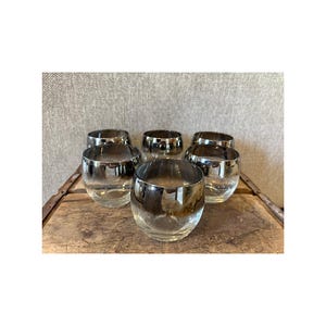 Vintage Dorothy Thorpe Roly Poly Fade Glassware/Set of 6/1960’s/MCM Mid century Modern design