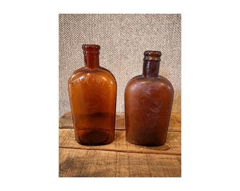 Amber Antique Bottles Listing #2