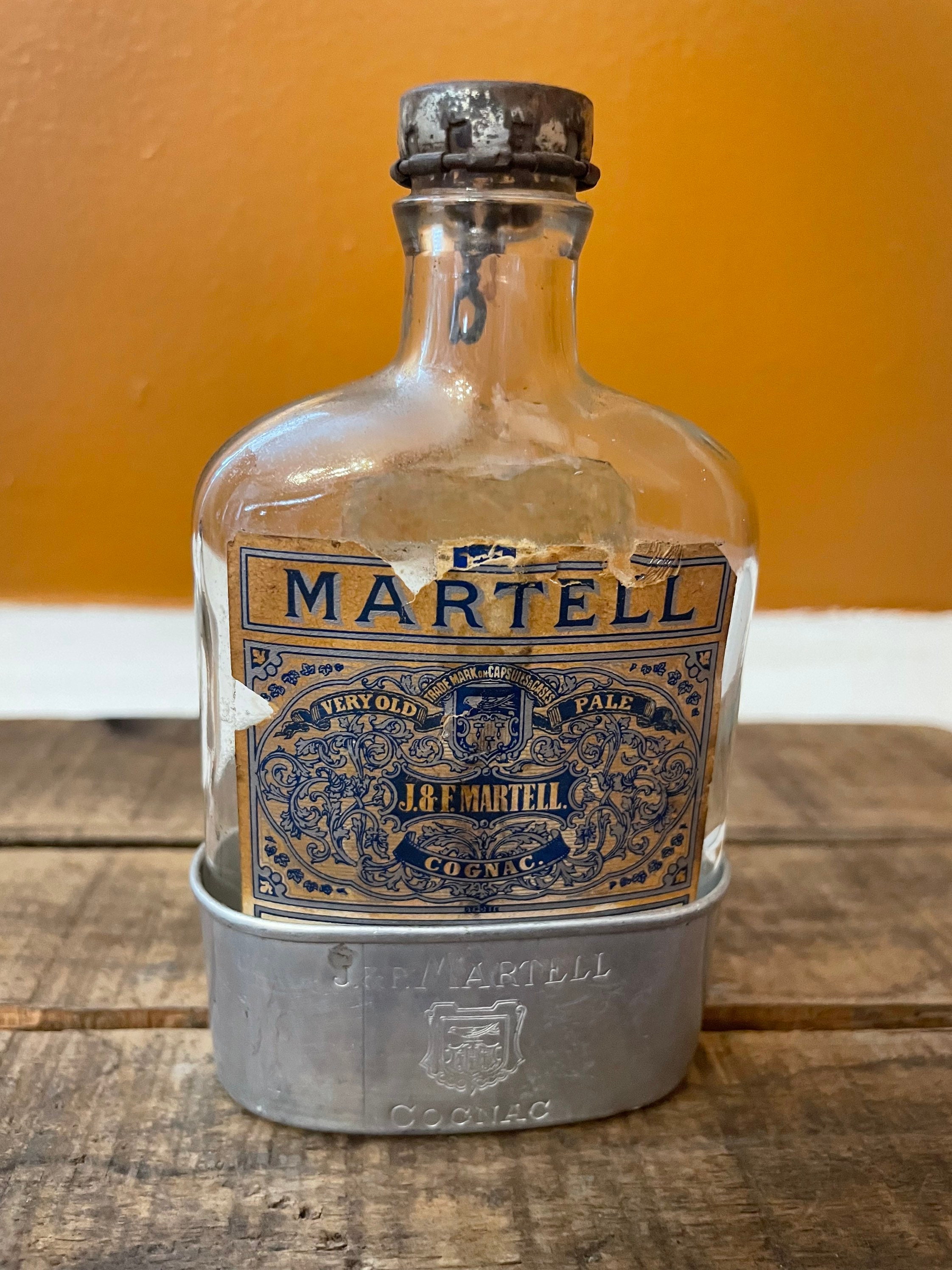 Vintage Martell 3 Star Cognac Bottle (empty) Hip Flask (1920s) - Etsy