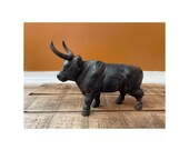 Cast iron bull bank