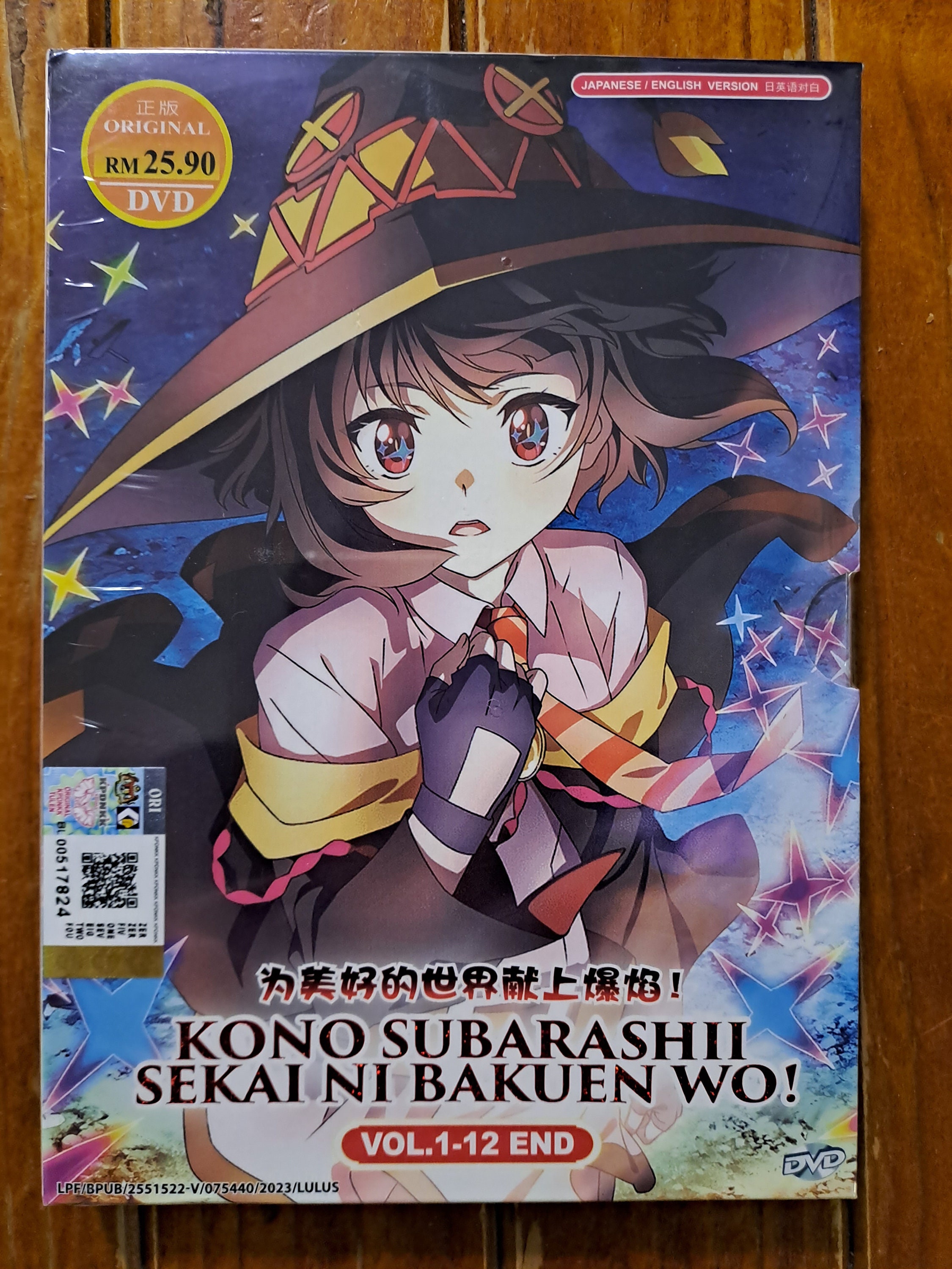 Box Dvd Konosuba Kono Subarashii Sekai Syukufuko Wo! + Filme