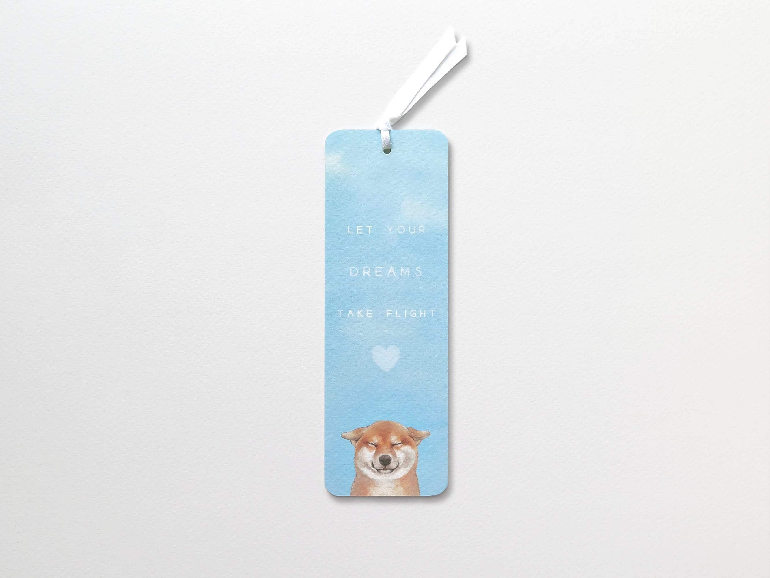 Marcador de Shiba Inu, deja que tus sueños tomen vuelo