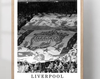 Liverpool Print Black and White Photo Liverpool City Landmark Poster England Travel Print Liverpool Wall Print Liverpool Poster Gift Art
