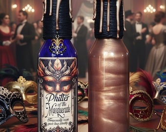 Philter of the Masquerade Decorative Color Changing Magic Potion Bottle with Magical Swirling Liquid