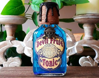 Devil Fruit Tonic - A Color Changing Decorative Anime Themed Potion Bottle