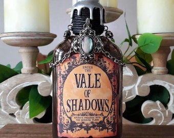 Vale of Shadows - An Interactive, Decorative Color Changing Magic Potion Bottle / Fantasy Decor