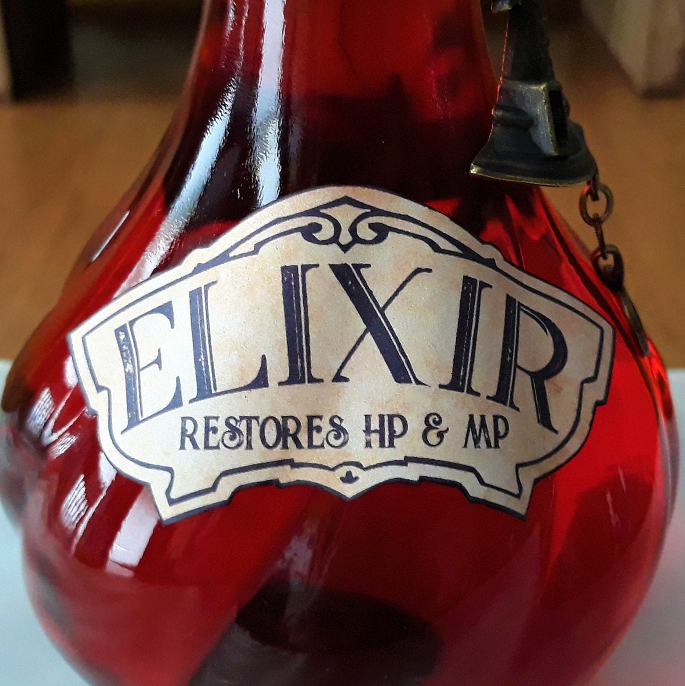 FINAL FANTASY Inspired ELIXIR Potion Bottle With Magical Swirling ...