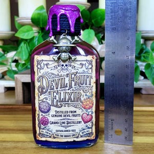 Devil Fruit Elixir - A Color Changing Decorative Anime Themed Potion Bottle image 13