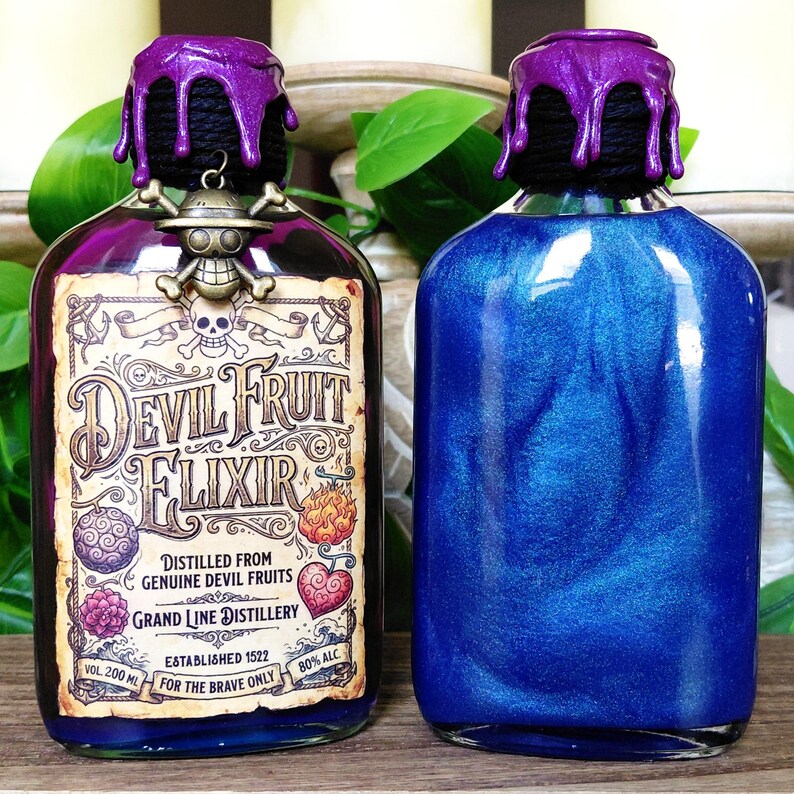 Devil Fruit Elixir - A Color Changing Decorative Anime Themed Potion Bottle image 14