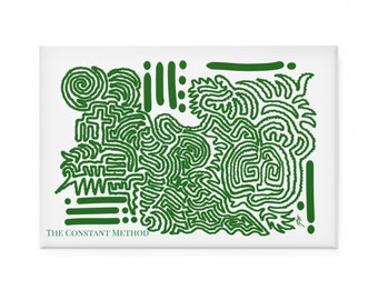 TCM En Verte | Button Magnet, Rectangle