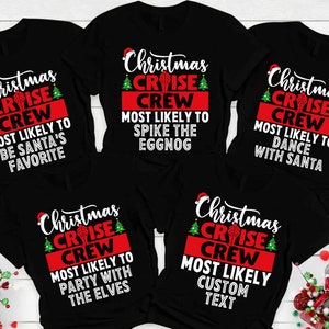 Family Christmas Cruise Shirt, Personalized Christmas Cruise 2023 Shirt, Custom Christmas Cruise Shirt, Christmas Family Vacation Shirt