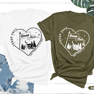 Camp Bachelorette Shirts, Camping Bachelorette Party Tees, Camping Bachelorette Shirts, Camping Tees, Camp Bachelorette Tshirts, Getting Lit
