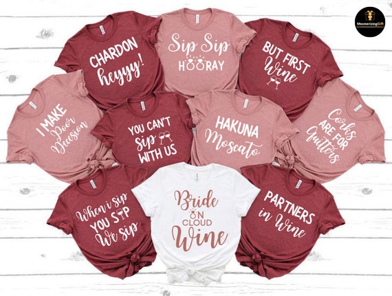 Winery bachelorette tshirts, Bachelorette Shirts, bachelorette tanks, wine bachelorette, Bridesmaid Shirts, wine shirt, bachelorette party
