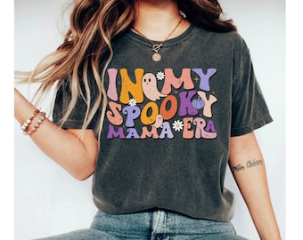 Camicia dell'era di mia mamma spettrale, camicia dell'era di mia mamma, regalo di mamma, camicia di Halloween, maglietta della mamma spettrale, camicia della stagione spettrale, camicia fantasma, camicia da concerto