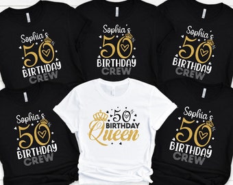 Ladies 50th birthday t shirt deals