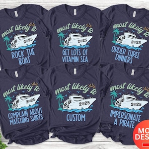 Am wahrscheinlichsten Kreuzfahrt-Shirts, Familien-Kreuzfahrt-Shirts, lustige Kreuzfahrt-T-Shirts, passendes Kreuzfahrt-Shirt, Gruppen-Kreuzfahrt-T-Shirts, Urlaubs-Hemden-Familie