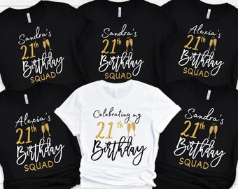 21st Birthday Gift for her, 21 years old shirt, 21st birthday shirt, 21st Birthday Party t shirt, 21st birthday tshirt, Bithday party shirt