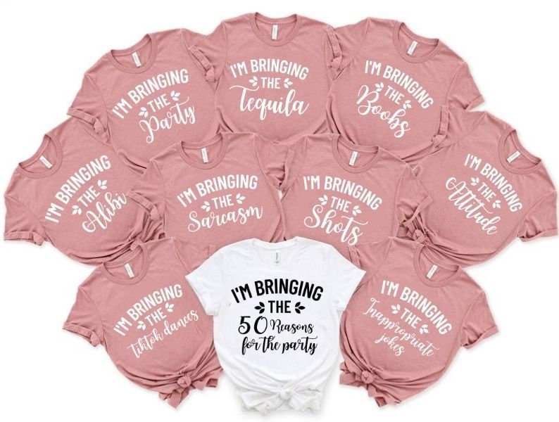 50th birthday group shirts