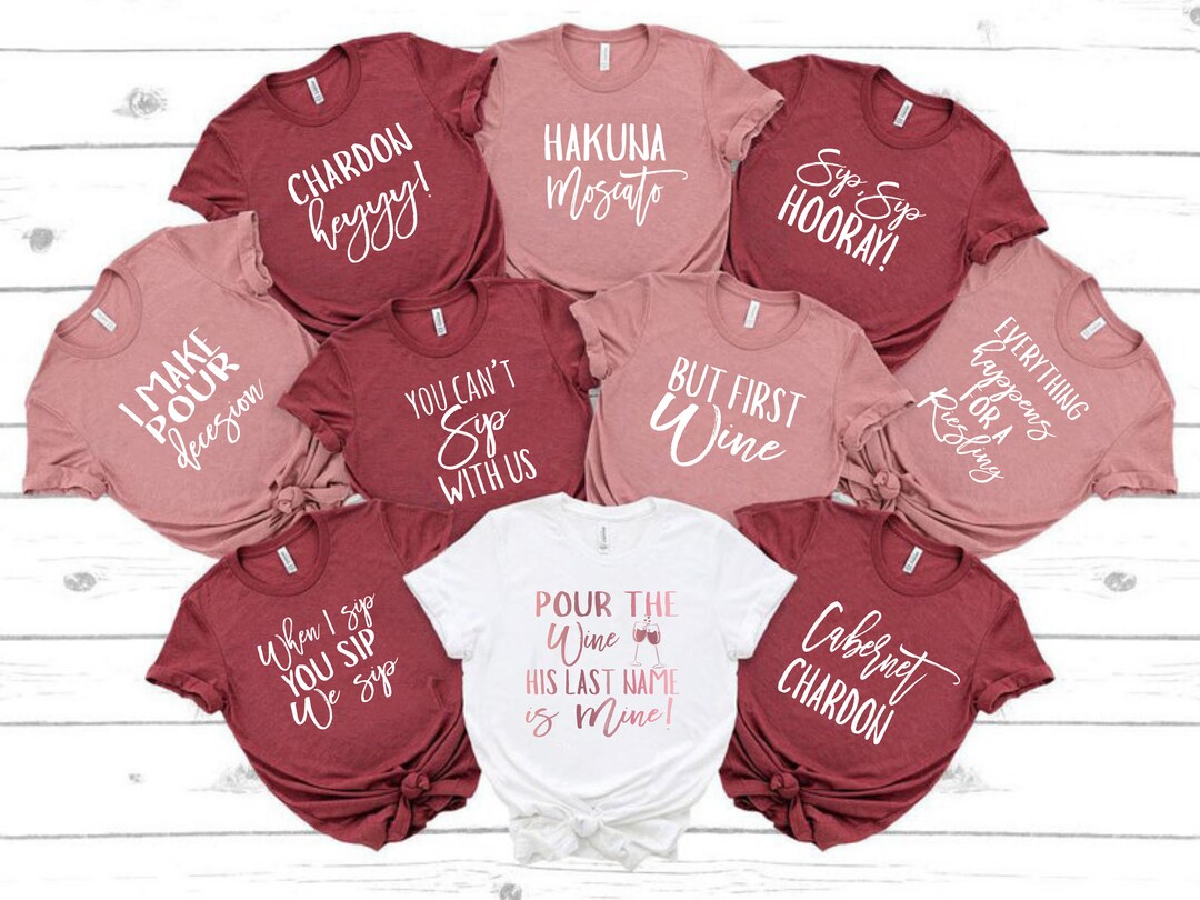 Winery Bachelorette Shirts, Wine Bachelorette Party Shirts, Hakuna Moscato, Wine Tasting Shirt