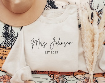 Bluza z nadrukiem Pani, Bluza z nazwiskiem Pani, Bluza z nadrukiem Panny Młodej, Bluza z nadrukiem Żony, Bluza z nadrukiem Panny Młodej, Bluza z nadrukiem Pani, Przyszła Pani