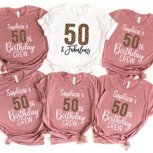 女性グループ向けの 50 歳の誕生日シャツ、50 歳の素敵なシャツ、50 歳の誕生日パーティー シャツ、女の子向けの 50 歳の誕生日 T シャツ、面白い誕生日グループ
