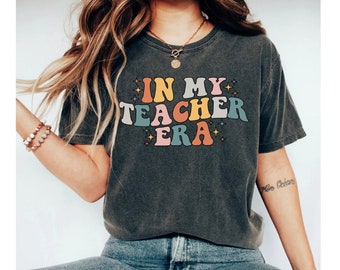 In My Teacher Era Shirt, In My Cool Teacher Era Shirt, Custom name Teacher shirt, Teacher Appreciation, Teacher Gift, Best Teacher Shirt