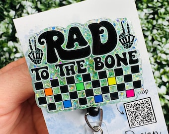 RAD Badge Reel: Radiology Tech Retractable Keychain