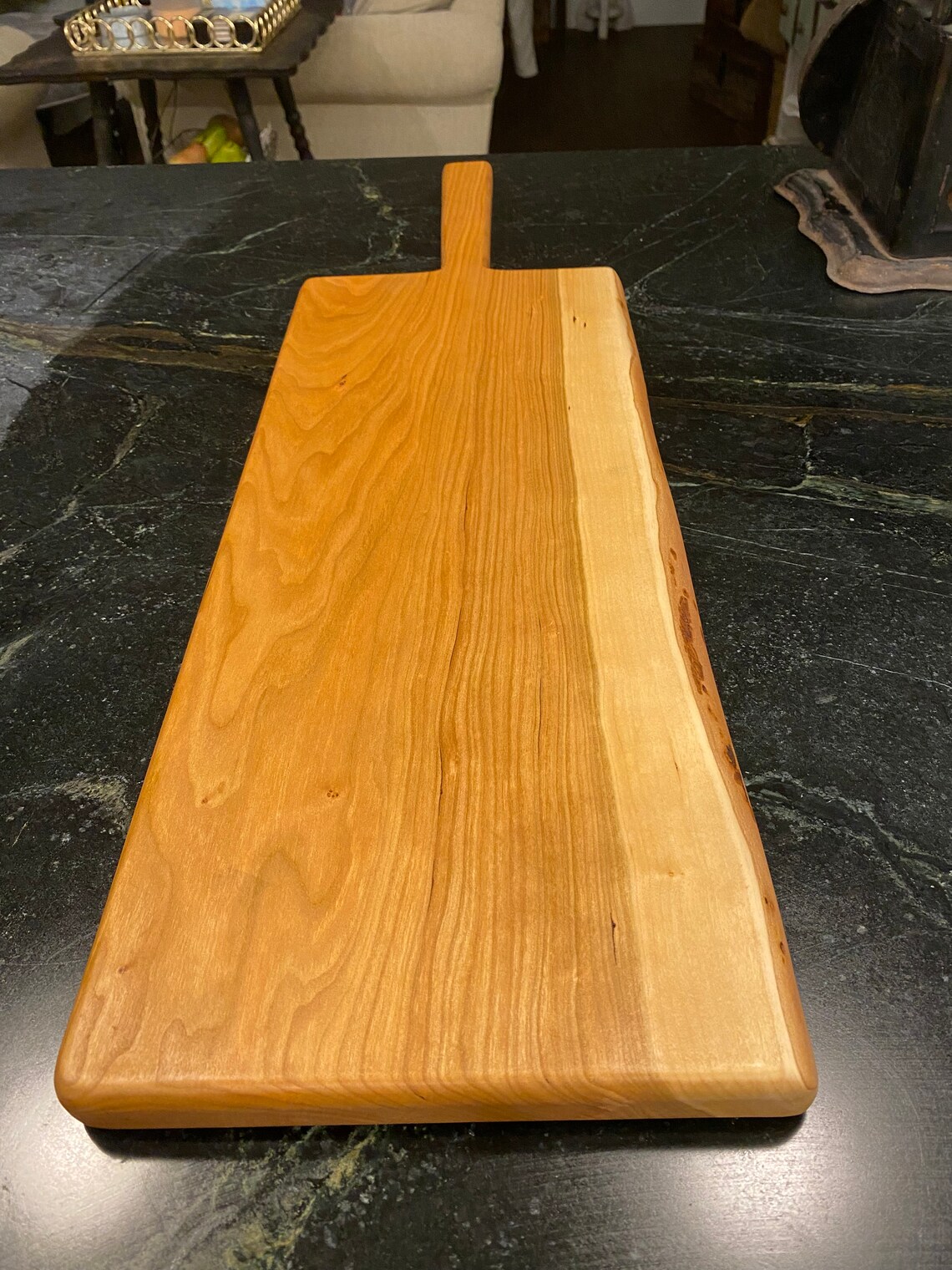 Handcrafted Solid CHERRY Wood Cutting Board Charcuterie Etsy