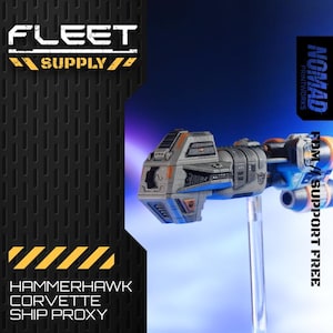 HammerHawk Corvette [STL] - Star Wars Armada Proxy Ship
