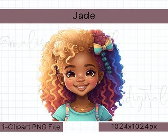 Schwarzes Mädchen Magie PNG, schwarzes Mädchen Clipart, schwarzes Mädchen, schwarzes Mädchen Wandkunst, schwarze Kinder PNG, schwarze Kinder Clipart, süßes schwarzes Mädchen, Wandkunst