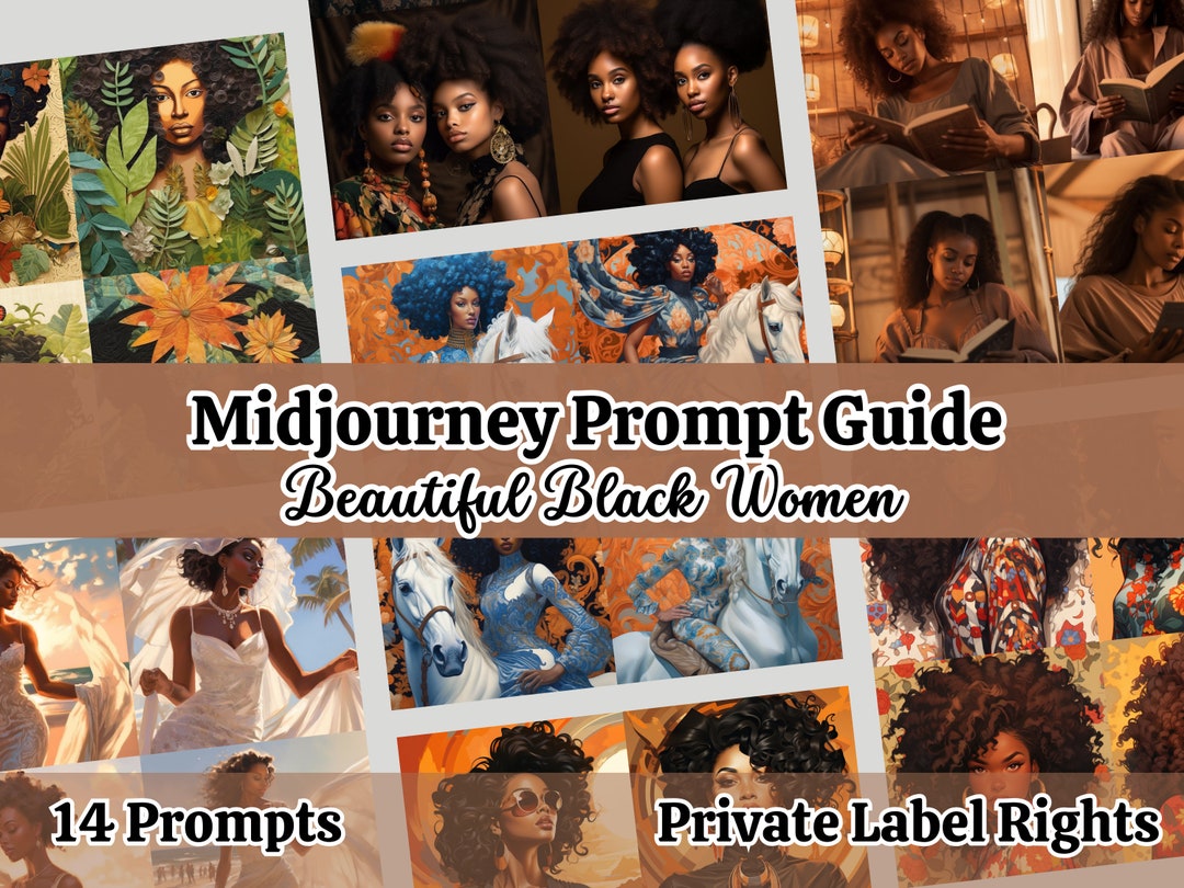 Midjourney Prompt Guide AI Art Midjourneydigital Art Powerful Black ...