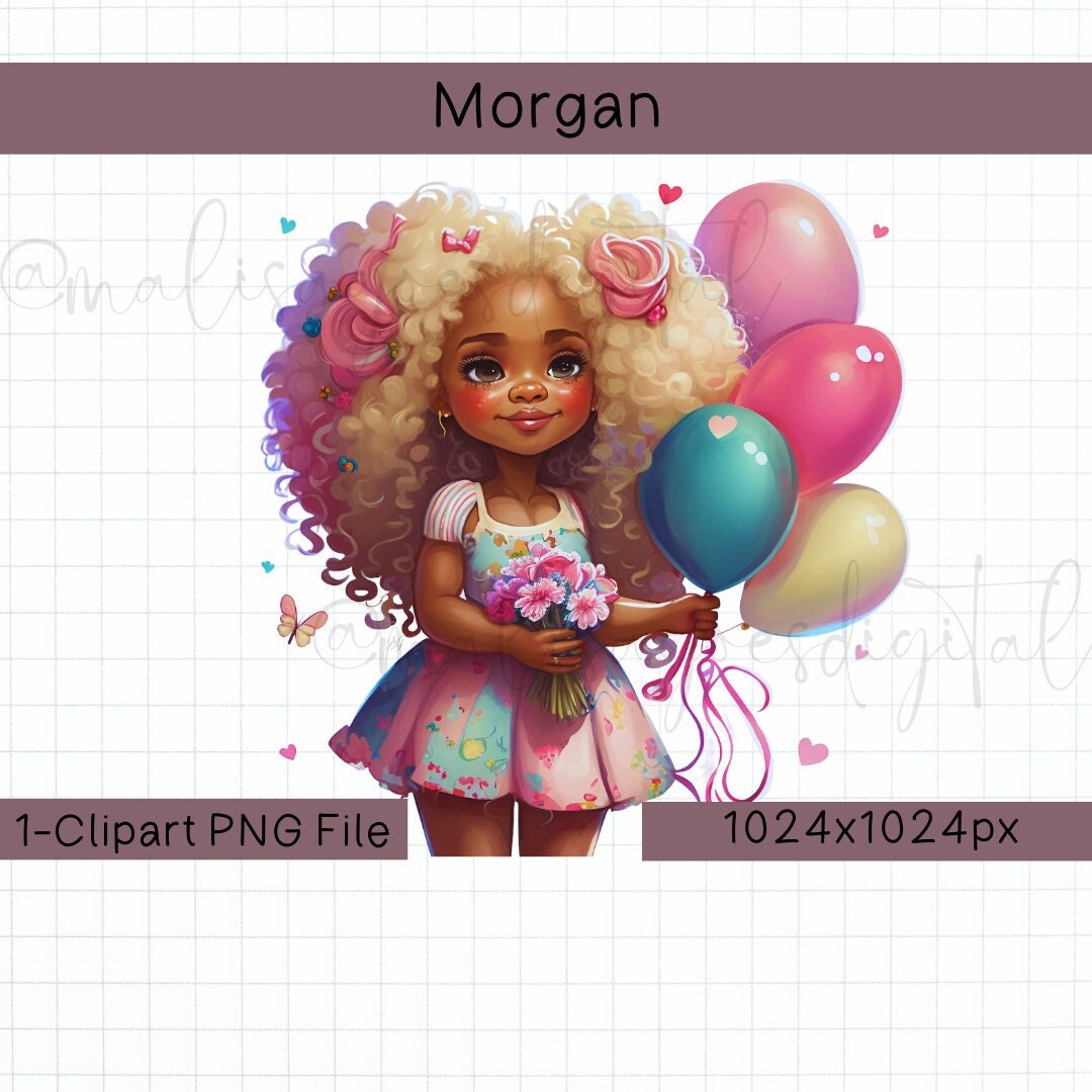 Black Girl Magic PNG, Black Girl Clipart, Birthday Girl PNG, Black Girl