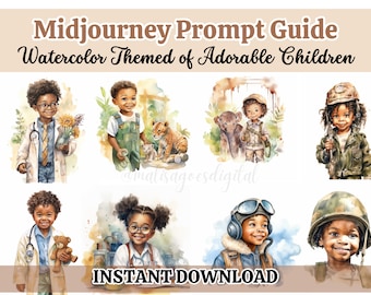 MidJourney Prompt Guide| Watercolor| Midjourney prompt| Ai Prompts| Ai Art| Prompt Midjourney| Prompts for Midjourney| Watercolor ai art