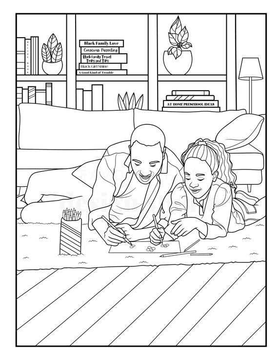 African American Family Coloring - Il 570xN.4030485048 L0mg 