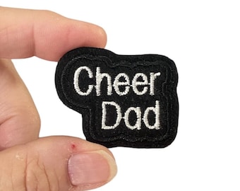 Cheer Dad - IronOn/SewOn - Embroidery Patch