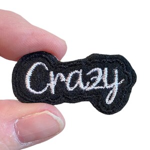 Crazy Embroidered Iron-On Patch