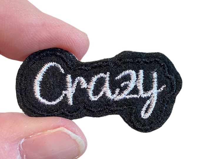 Crazy Embroidered Iron-On Patch