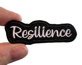 Resilience Embroidered Iron-On Patch