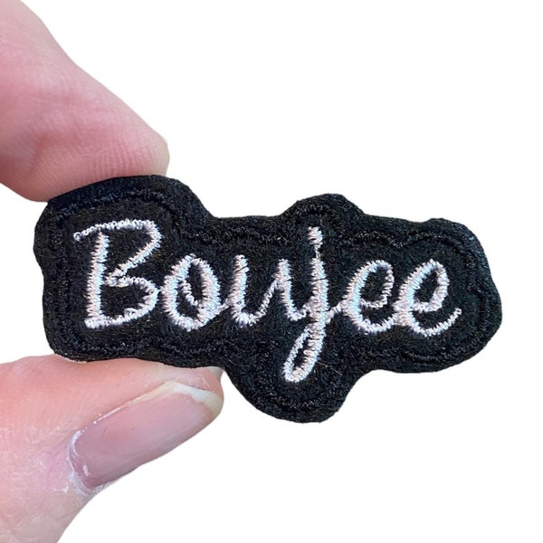 Boujee Embroidered Iron-On Patch