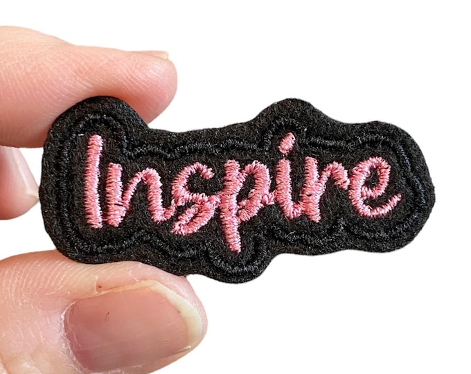 Inspire Embroidered Iron-On Patch