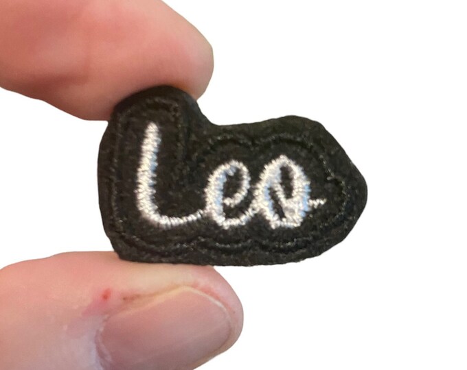 Leo Embroidered Iron-On Patch