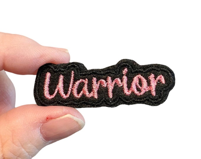 Warrior Embroidered Iron-On Patch
