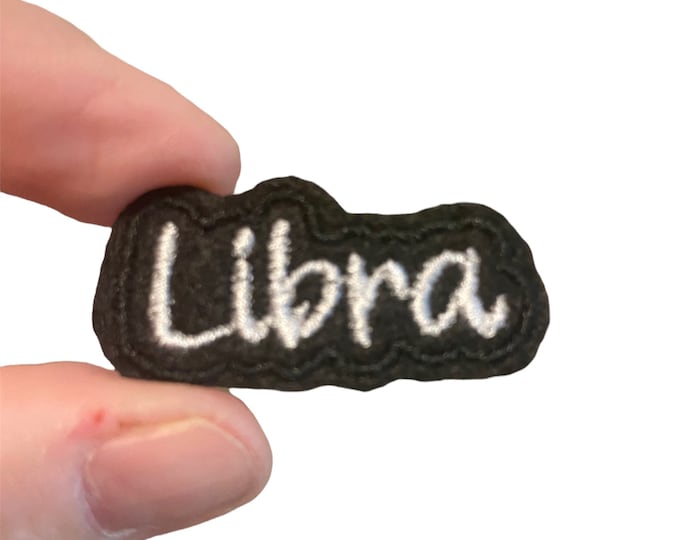 Libra Embroidered Iron-On Patch