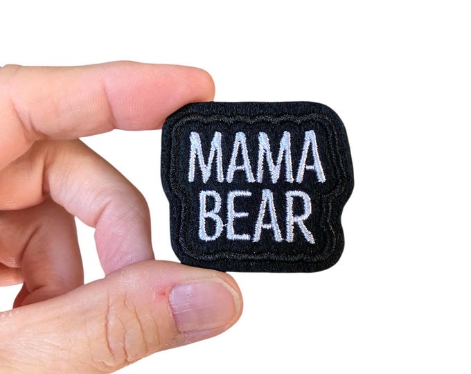 Mama Bear Iron On Patch