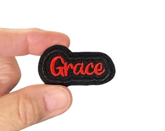 Grace Embroidered Iron-On Patch